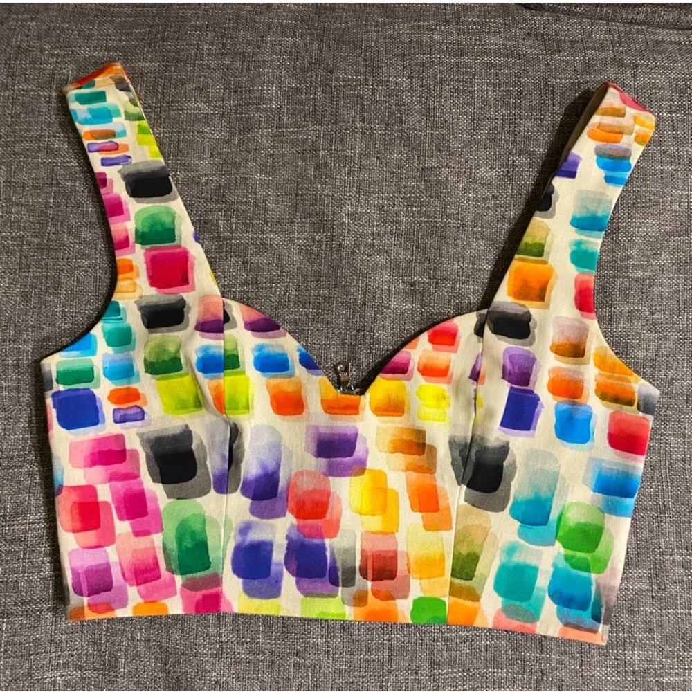 Alexis Multicolor Crop Top